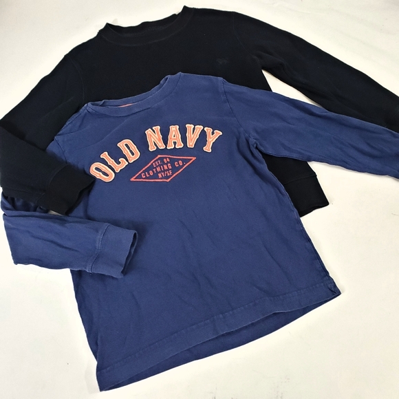 2 Old Navy Long Sleeve Crew Neck Tops Size XS-5 - Picture 1 of 8